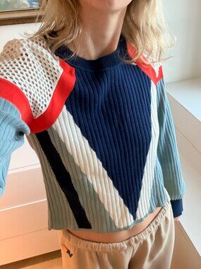 Rag & Bone Modern Colorblock Statement Sweater